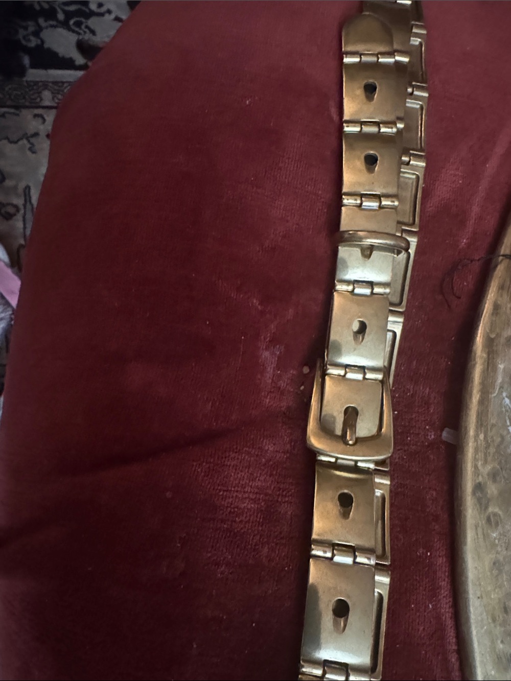 Gold Metal Link Belt - Women's Accessory